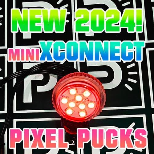 12V 9-LED RGB 35mm Puck Light Mini xConnect – Pixel Paradise USA