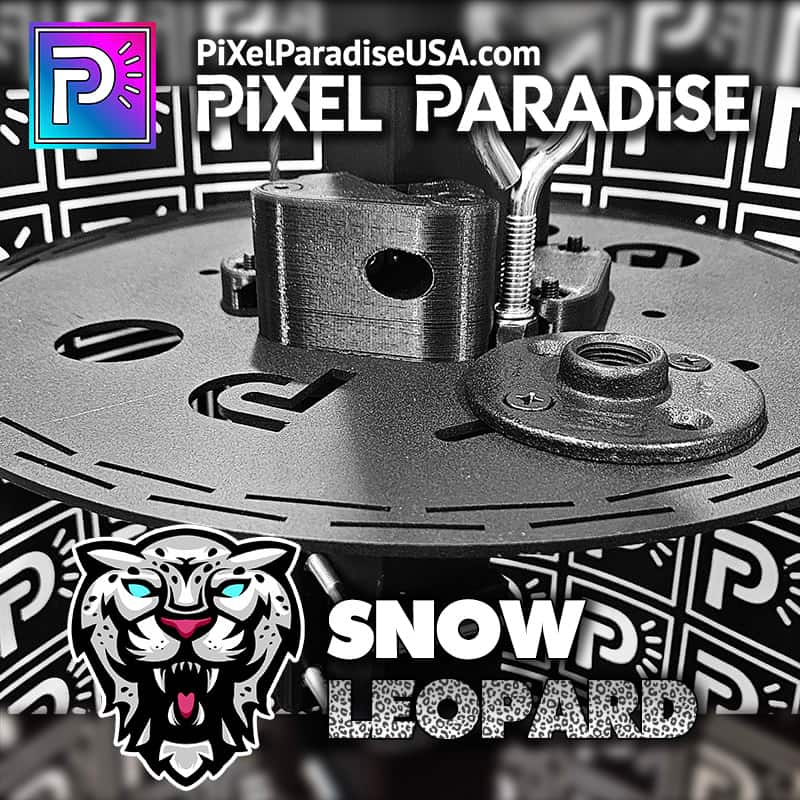 Snow Leopard™ Steel Mega Tree Topper image 1