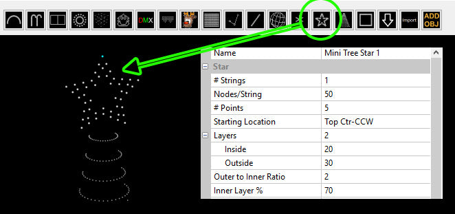 Seed Pixel Star for BabyGoat Mini Trees 20-22 AWG image 2