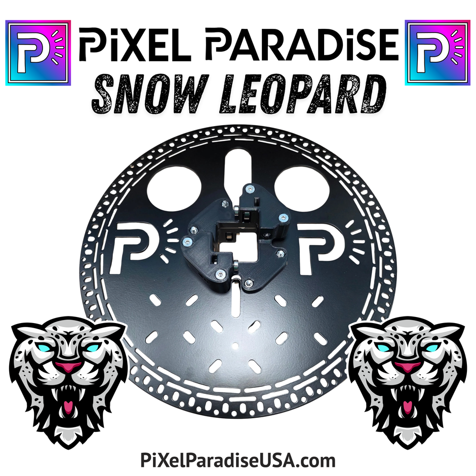 Snow Leopard™ Steel Mega Tree Topper – Pixel Paradise USA